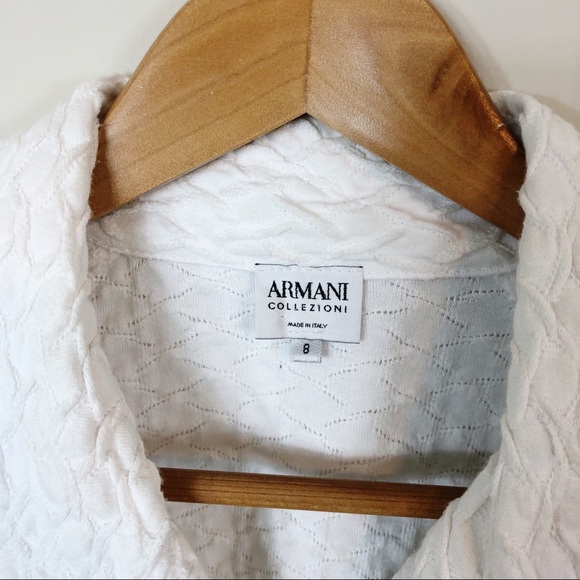 Armani Collezioni Textured Light Swing Jacket - Picture 3 of 7